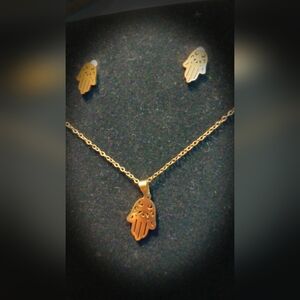 Stainless steel gold hand set